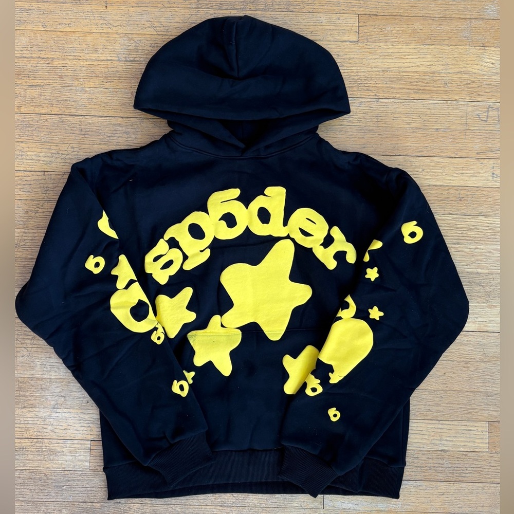 Sp5der Hoodie “Beluga Yellow”